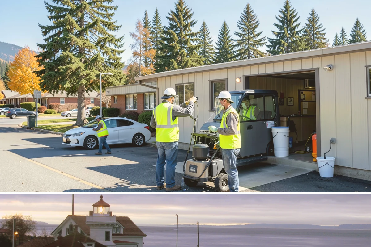 Picnic Shelter Cleaning in Mukilteo, Snohomish County, WA - Cleaning demand peaks during the spring-through-fall reservation season, with lighter service in winter.