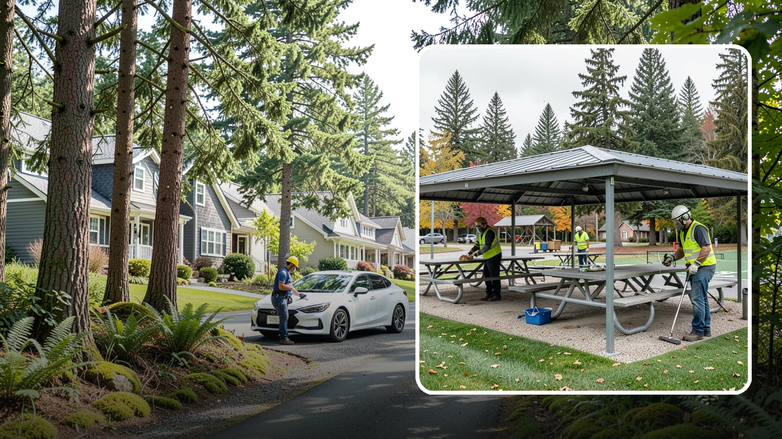 Picnic Shelter Cleaning in Normandy Park, King County, WA - Deep cleaning of picnic shelters and tables that keeps reservable gathering spaces sanitary and ready to use.