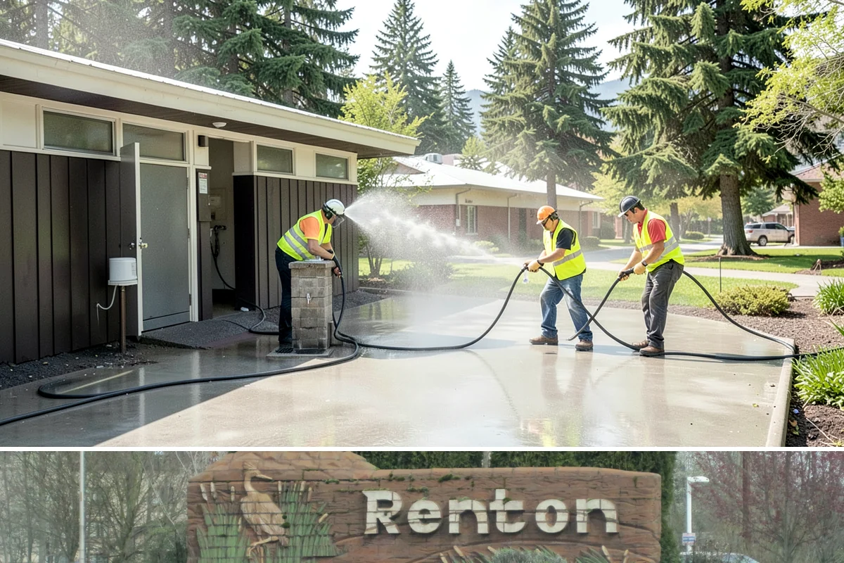 Picnic Shelter Cleaning in Renton, King County, WA - Cleaning demand peaks during the spring-through-fall reservation season, with lighter service in winter.