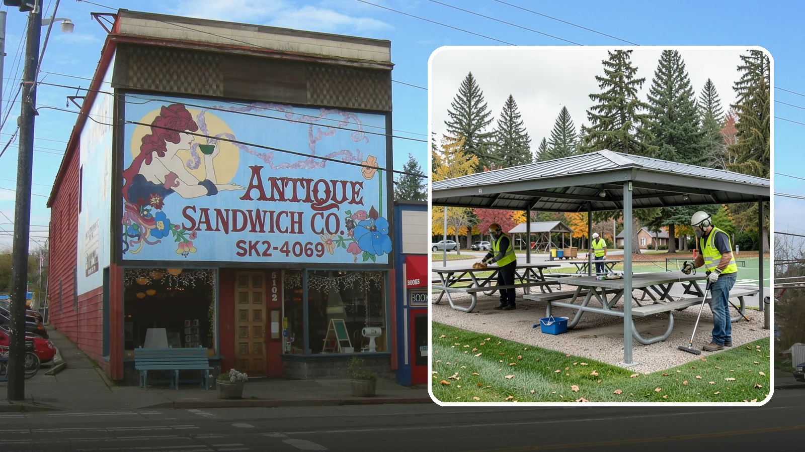 Picnic Shelter Cleaning in Ruston, Pierce County, WA - Deep cleaning of picnic shelters and tables that keeps reservable gathering spaces sanitary and ready to use.