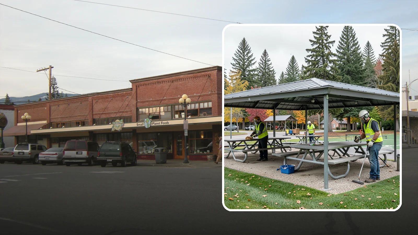 Picnic Shelter Cleaning in Sedro-Woolley, Skagit County, WA - Deep cleaning of picnic shelters and tables that keeps reservable gathering spaces sanitary and ready to use.