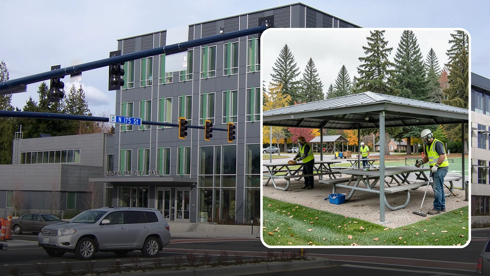 Picnic Shelter Cleaning in Shoreline, King County, WA - Deep cleaning of picnic shelters and tables that keeps reservable gathering spaces sanitary and ready to use.