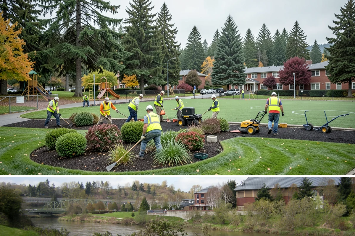 Picnic Shelter Cleaning in Tukwila, King County, WA - Cleaning demand peaks during the spring-through-fall reservation season, with lighter service in winter.