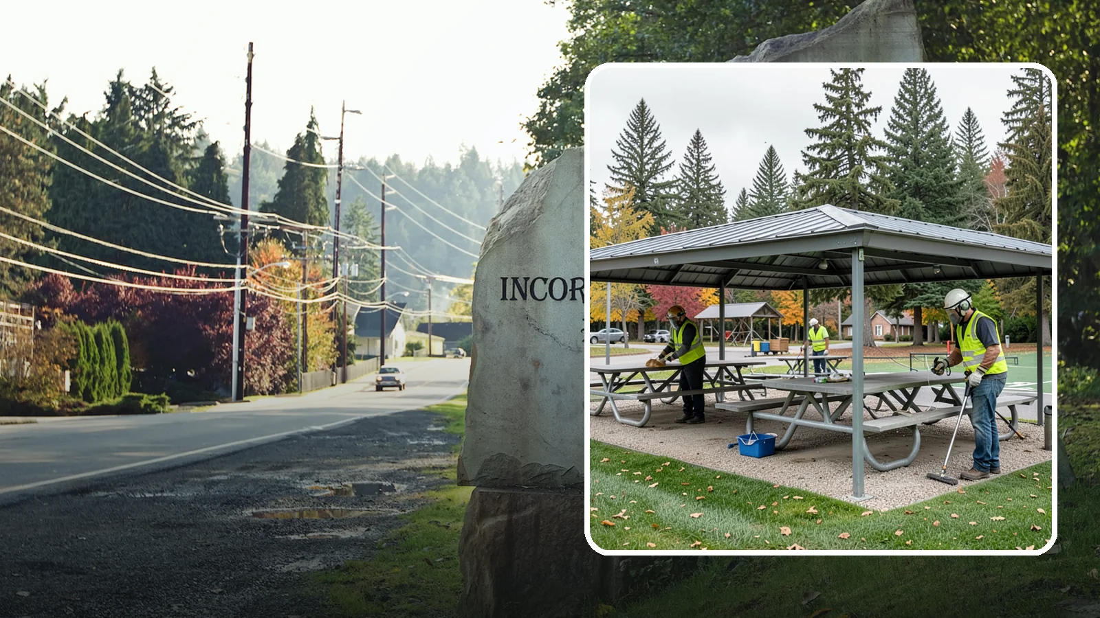 Picnic Shelter Cleaning in Wilkeson, Pierce County, WA - Deep cleaning of picnic shelters and tables that keeps reservable gathering spaces sanitary and ready to use.