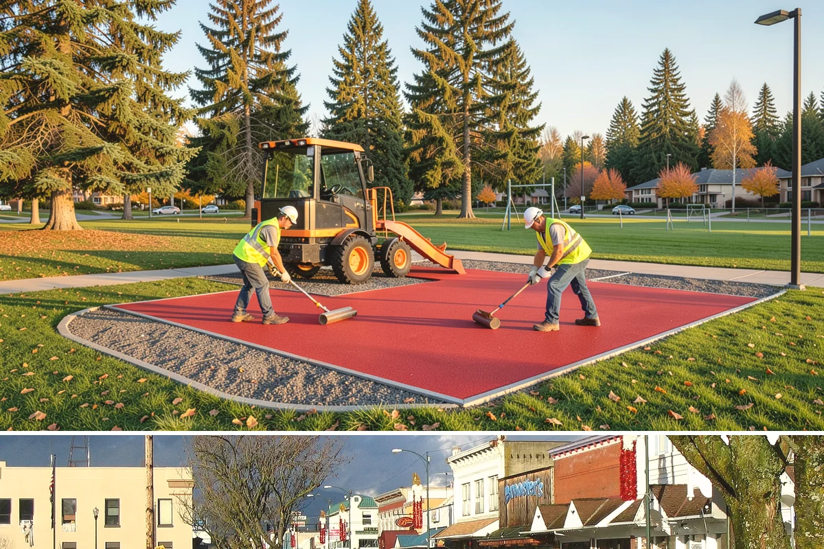 Picnic Table Installation in Arlington, Snohomish County, WA - In-ground and pad installs favor drier months, while surface-mounted or portable tables can be placed ahead of the summer day-use...