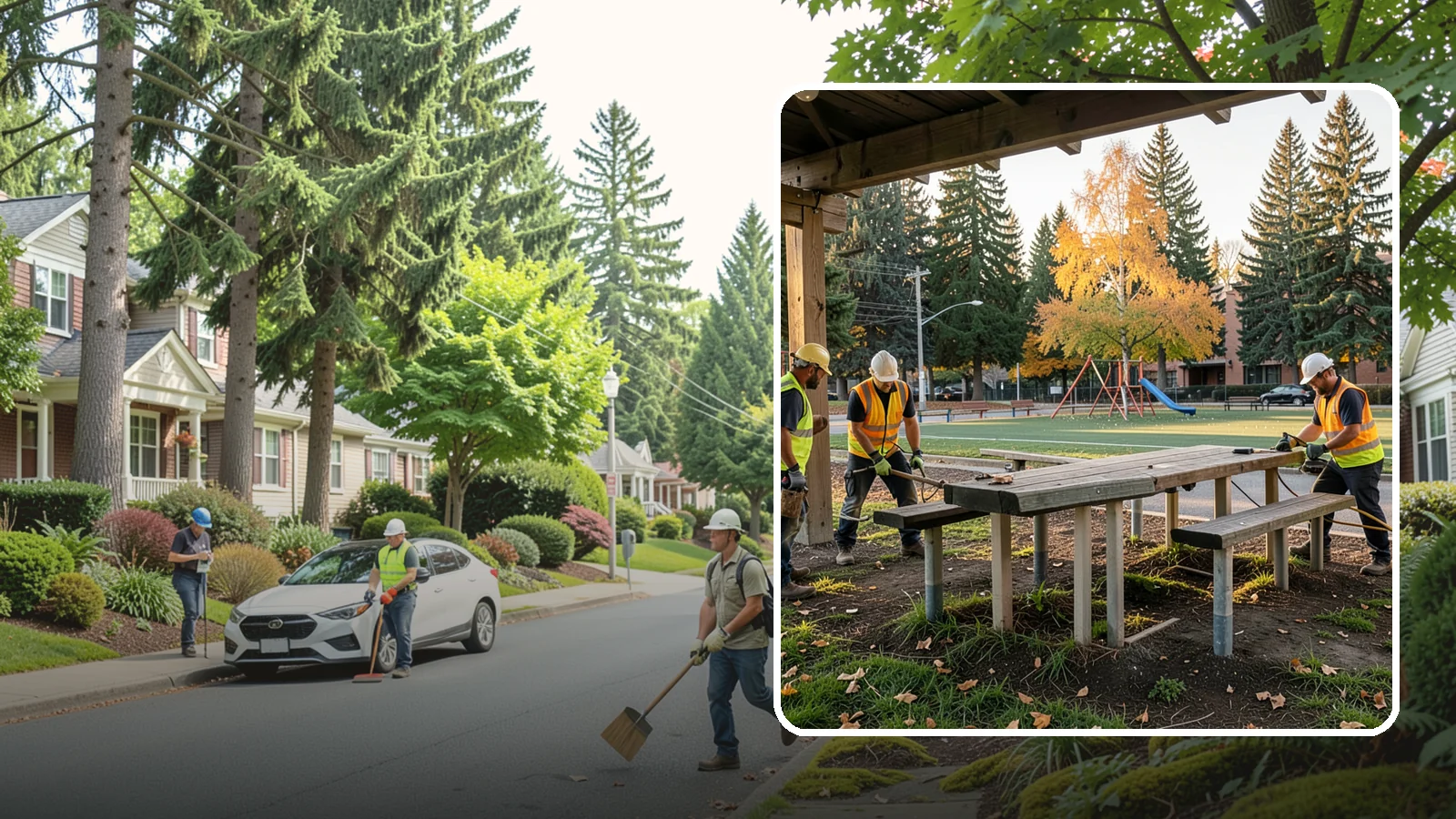 Picnic Table Installation in Beaux Arts Village, King County, WA - We install ADA-compliant picnic tables in parks, shelters, and day-use areas with secure anchoring.