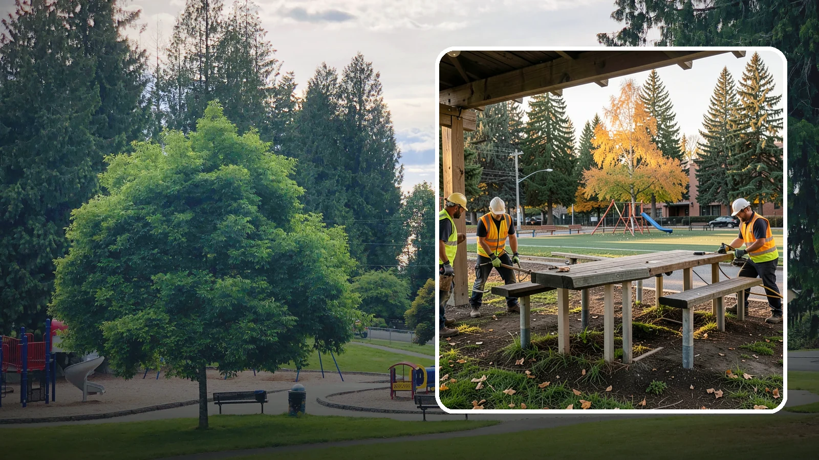 Picnic Table Installation in Bonney Lake, Pierce County, WA - We install ADA-compliant picnic tables in parks, shelters, and day-use areas with secure anchoring.