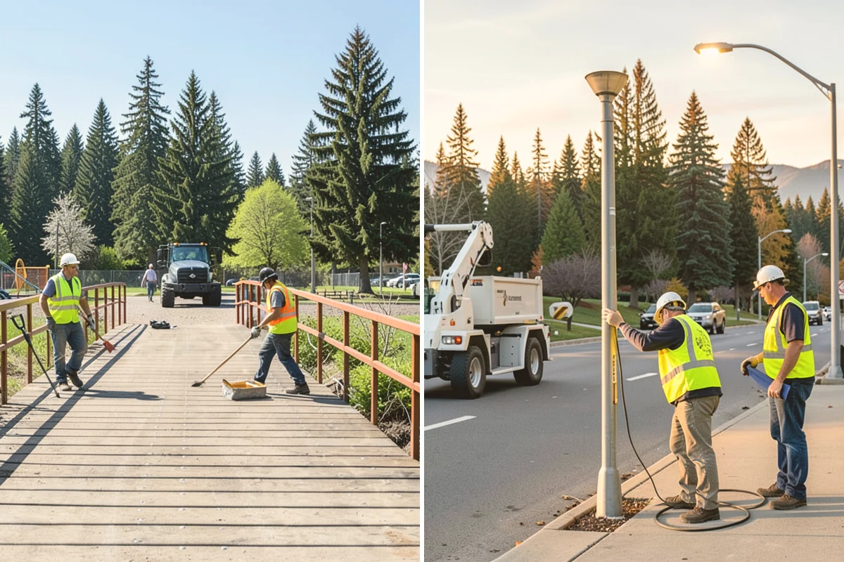 Picnic Table Installation in Bothell, King County, WA - Confirm table models, quantities, and ADA seating ratio