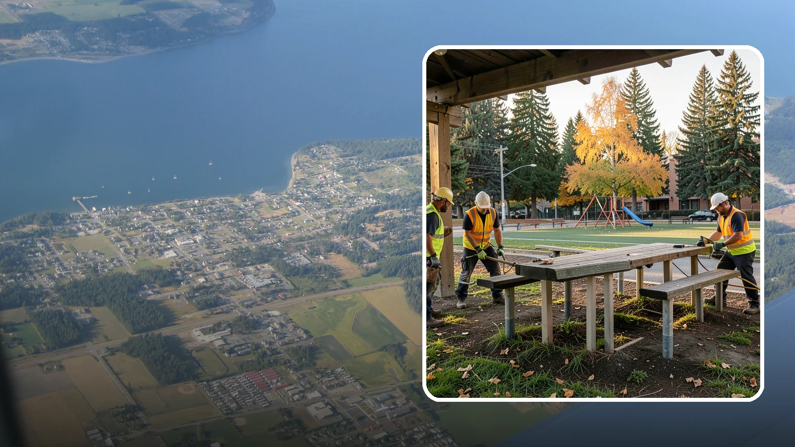 Picnic Table Installation in Coupeville, Island County, WA - We install ADA-compliant picnic tables in parks, shelters, and day-use areas with secure anchoring.