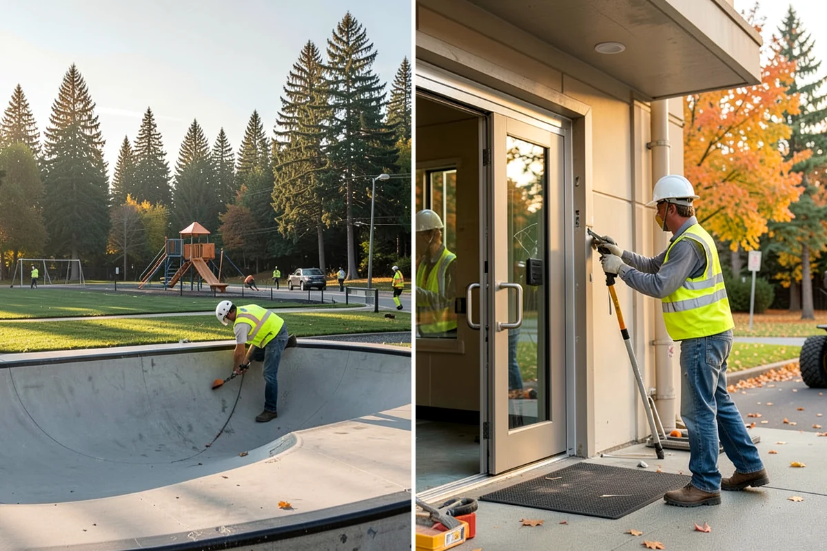 Picnic Table Installation in DuPont, Pierce County, WA - Confirm table models, quantities, and ADA seating ratio