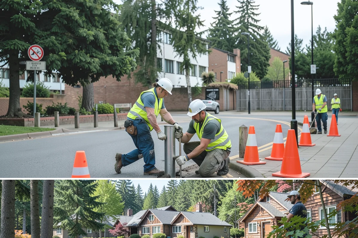 Picnic Table Installation in Edgewood, Pierce County, WA - In-ground and pad installs favor drier months, while surface-mounted or portable tables can be placed ahead of the summer day-use...