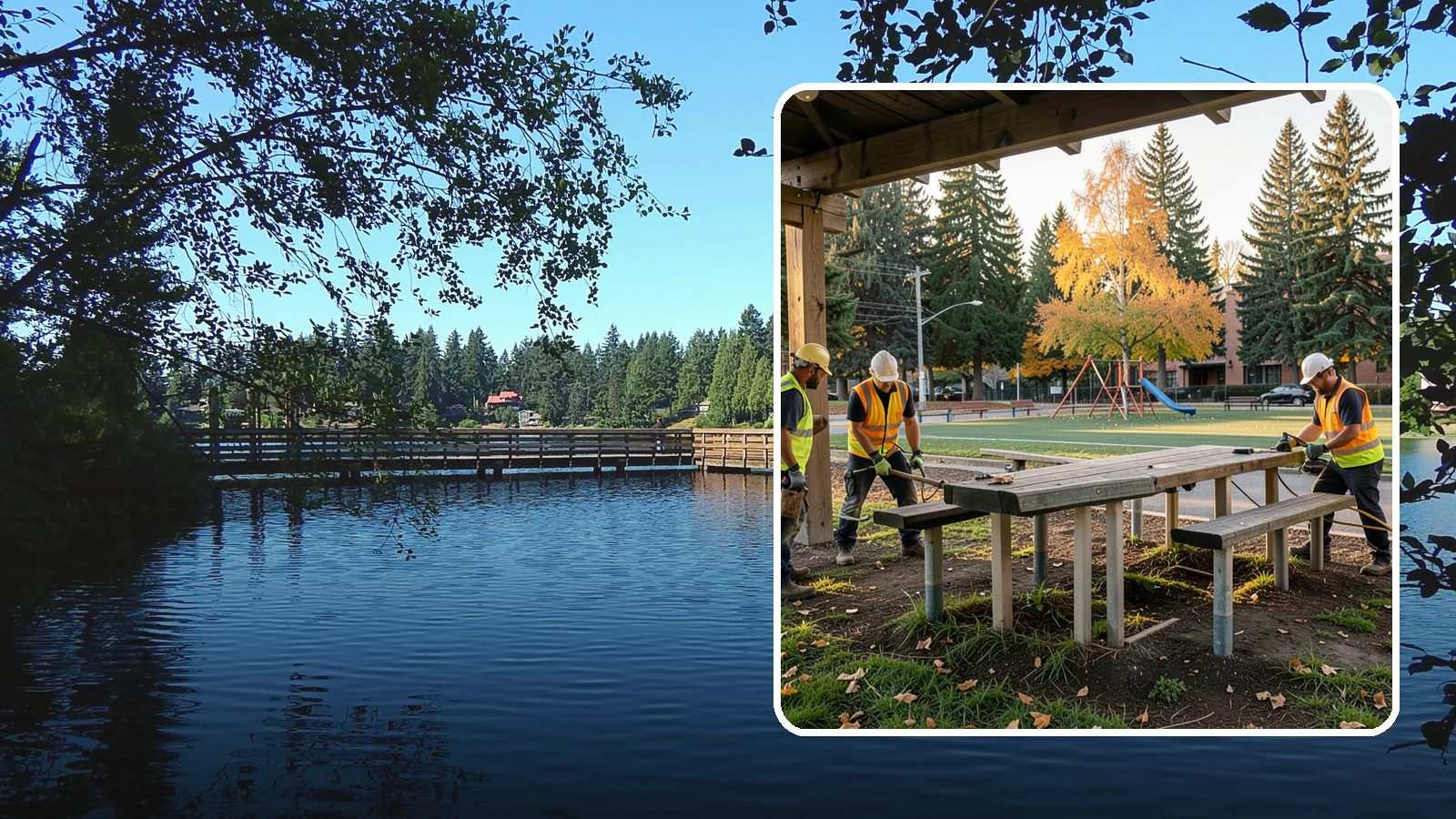 Picnic Table Installation in Federal Way, King County, WA - We install ADA-compliant picnic tables in parks, shelters, and day-use areas with secure anchoring.