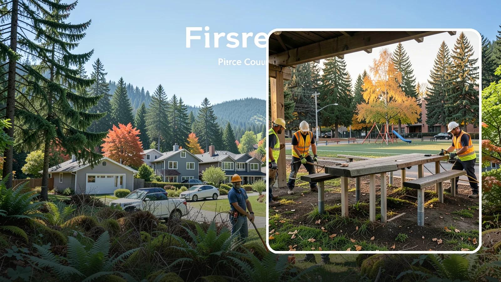Picnic Table Installation in Fircrest, Pierce County, WA - We install ADA-compliant picnic tables in parks, shelters, and day-use areas with secure anchoring.