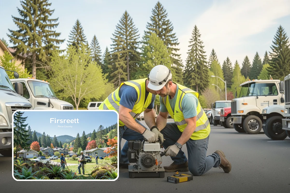 Picnic Table Installation in Fircrest, Pierce County, WA - Meets ADA accessible-seating ratios for public day-use areas