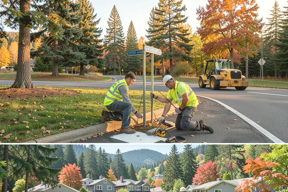 Picnic Table Installation in Fircrest, Pierce County, WA - In-ground and pad installs favor drier months, while surface-mounted or portable tables can be placed ahead of the summer day-use...