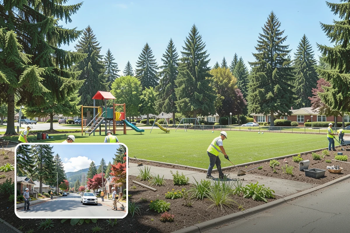 Picnic Table Installation in Hunts Point, King County, WA - Meets ADA accessible-seating ratios for public day-use areas
