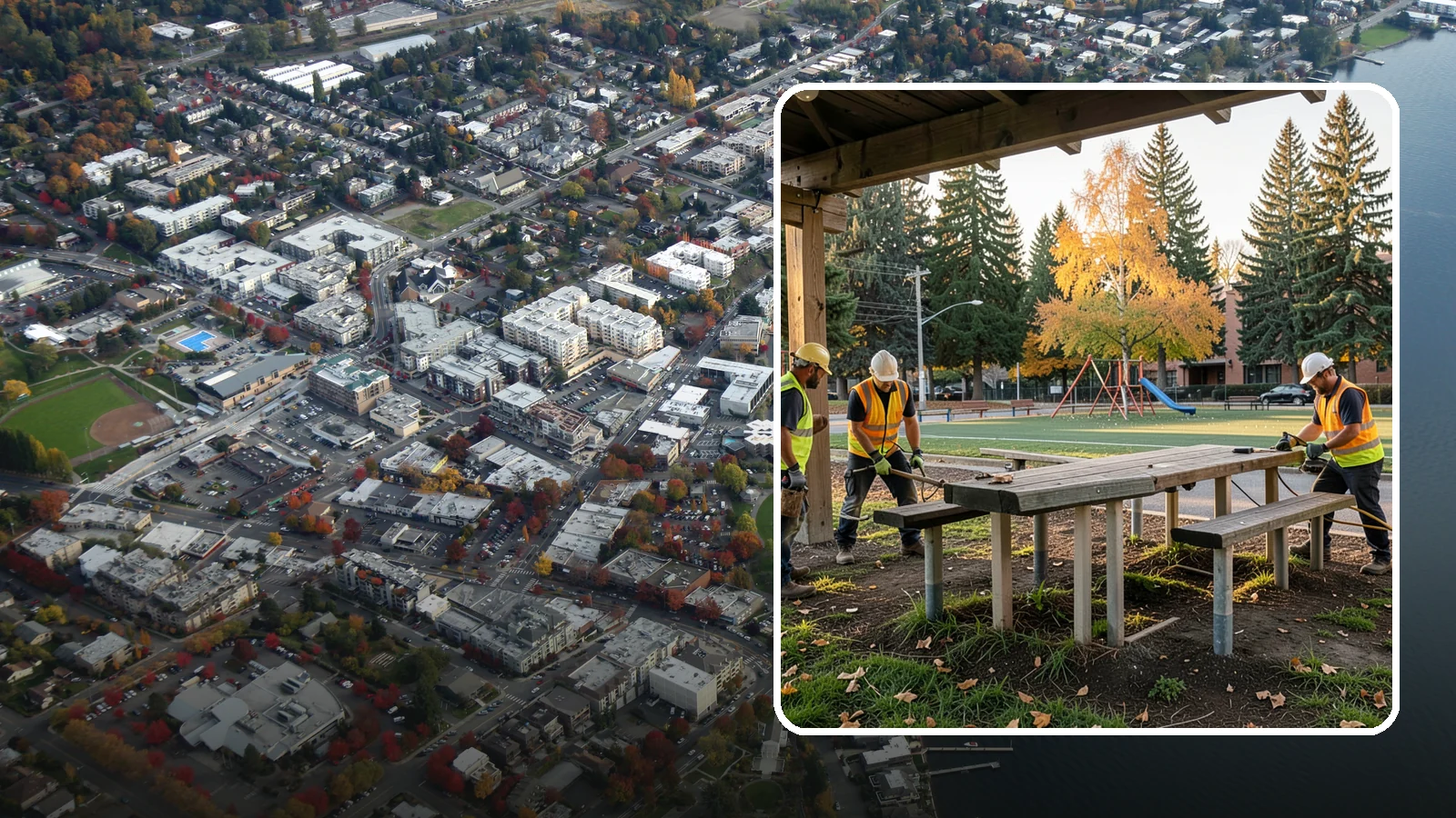 Picnic Table Installation in Kirkland, King County, WA - We install ADA-compliant picnic tables in parks, shelters, and day-use areas with secure anchoring.