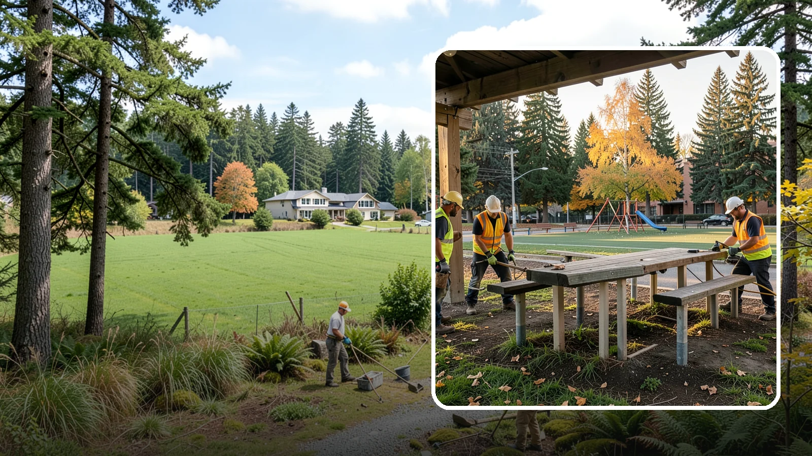 Picnic Table Installation in Lyman, Skagit County, WA - We install ADA-compliant picnic tables in parks, shelters, and day-use areas with secure anchoring.