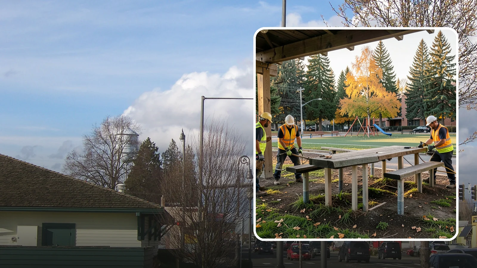 Picnic Table Installation in Marysville, Snohomish County, WA - We install ADA-compliant picnic tables in parks, shelters, and day-use areas with secure anchoring.