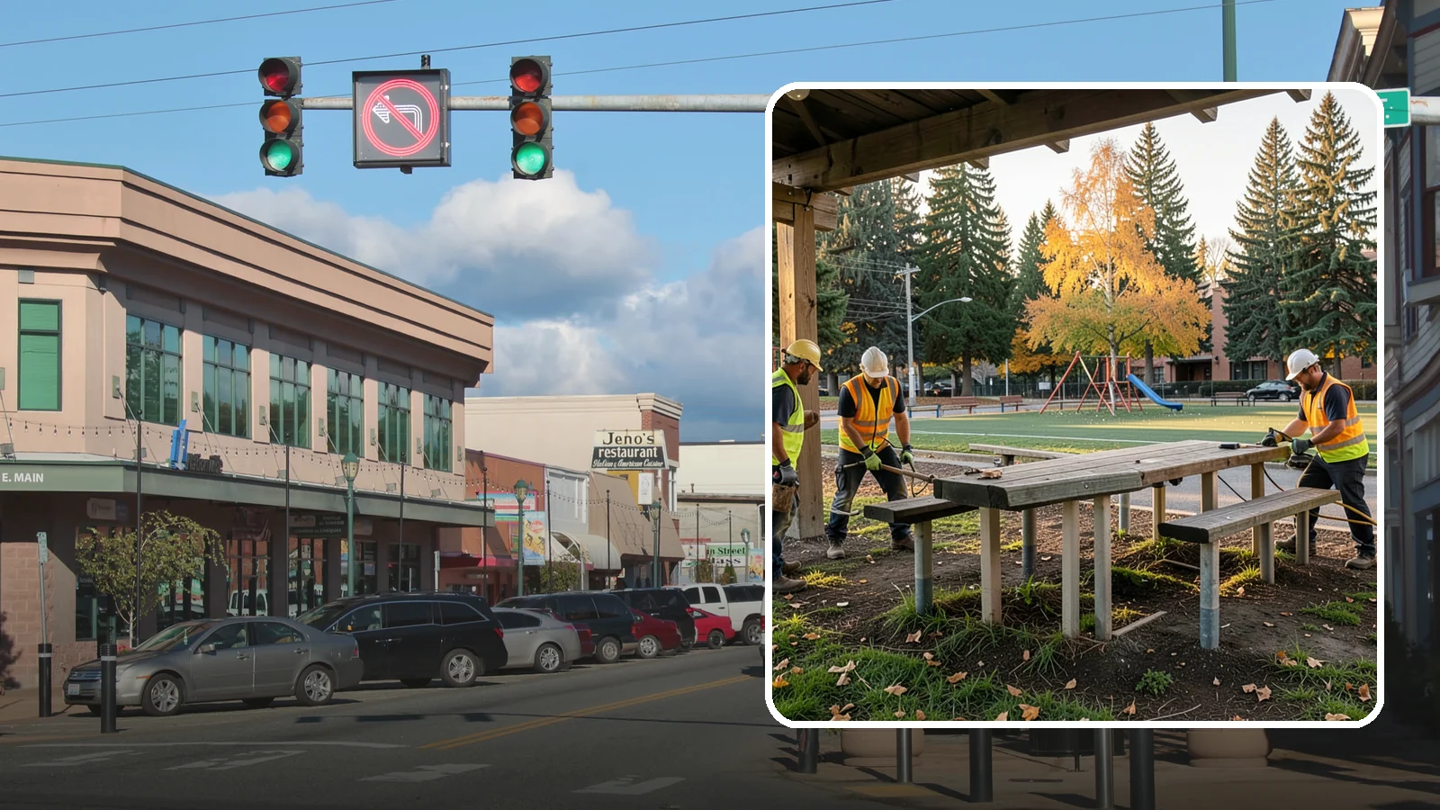 Picnic Table Installation in Monroe, Snohomish County, WA - We install ADA-compliant picnic tables in parks, shelters, and day-use areas with secure anchoring.