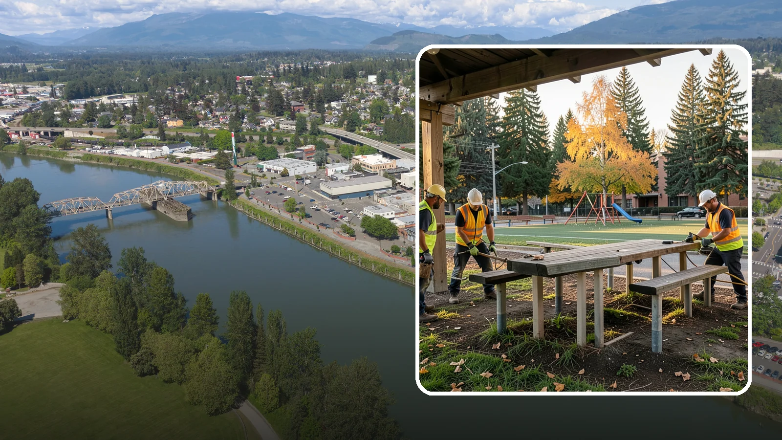 Picnic Table Installation in Mount Vernon, Skagit County, WA - We install ADA-compliant picnic tables in parks, shelters, and day-use areas with secure anchoring.