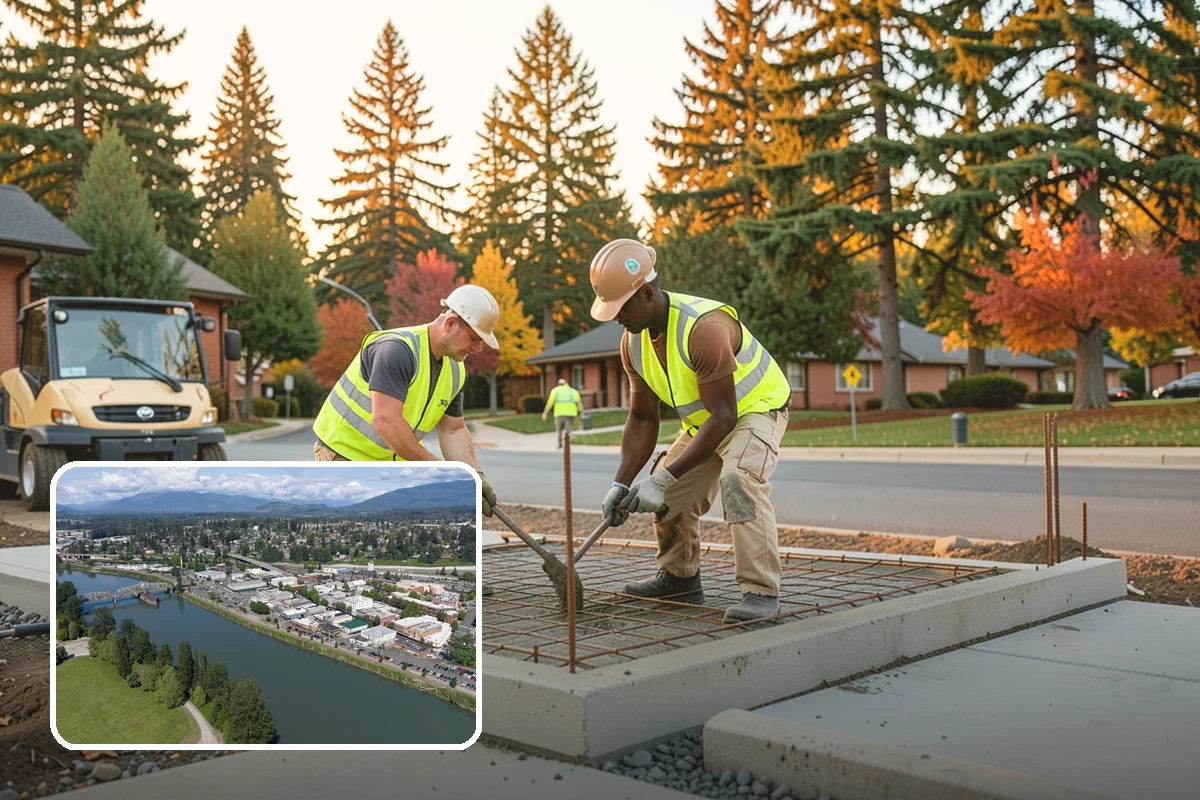 Picnic Table Installation in Mount Vernon, Skagit County, WA - Meets ADA accessible-seating ratios for public day-use areas