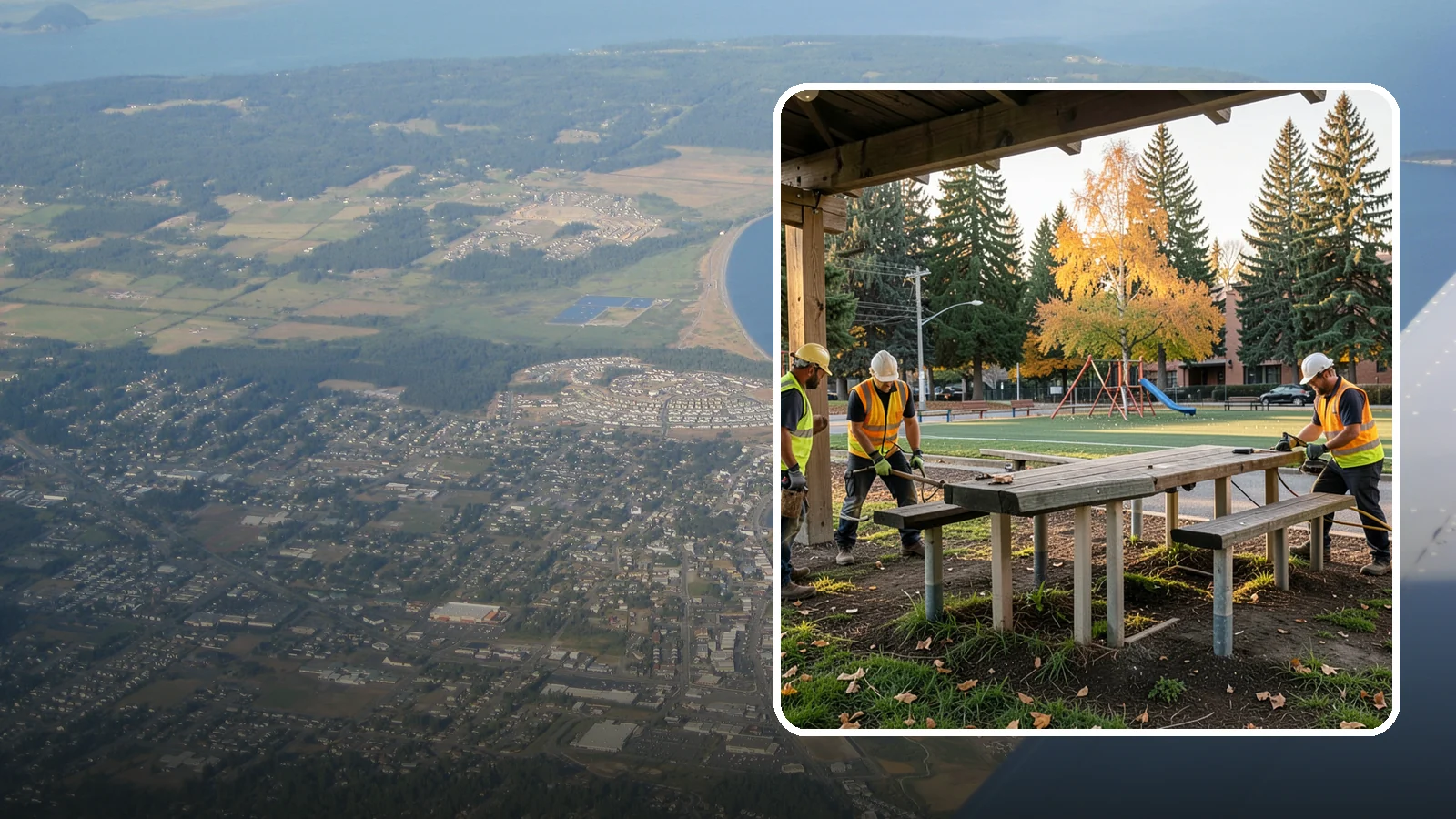 Picnic Table Installation in Oak Harbor, Island County, WA - We install ADA-compliant picnic tables in parks, shelters, and day-use areas with secure anchoring.