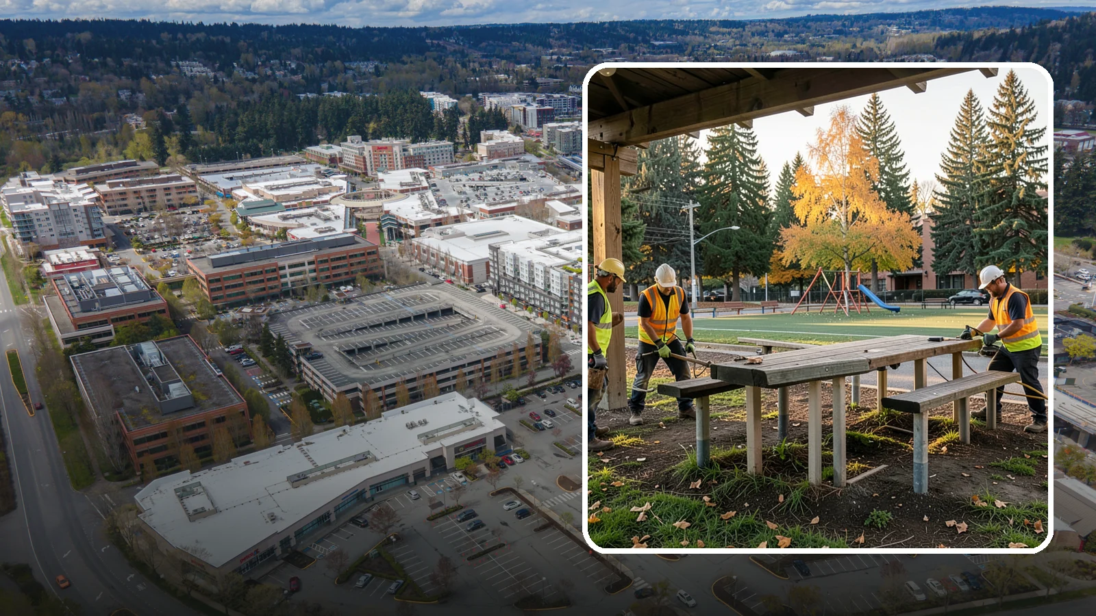 Picnic Table Installation in Redmond, King County, WA - We install ADA-compliant picnic tables in parks, shelters, and day-use areas with secure anchoring.
