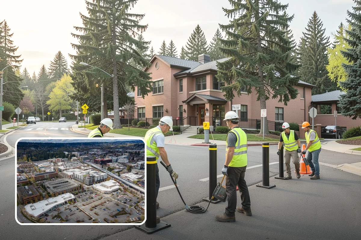 Picnic Table Installation in Redmond, King County, WA - Meets ADA accessible-seating ratios for public day-use areas