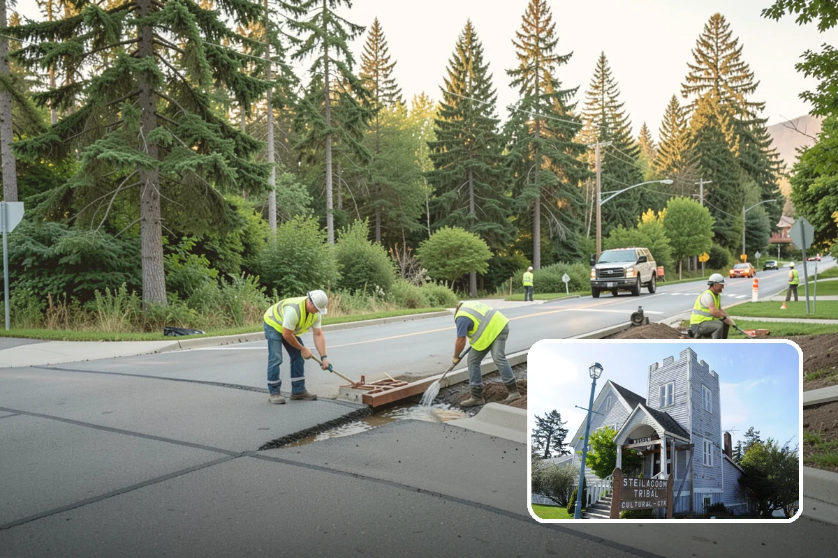 Picnic Table Installation in Steilacoom, Pierce County, WA - Meets ADA accessible-seating ratios for public day-use areas