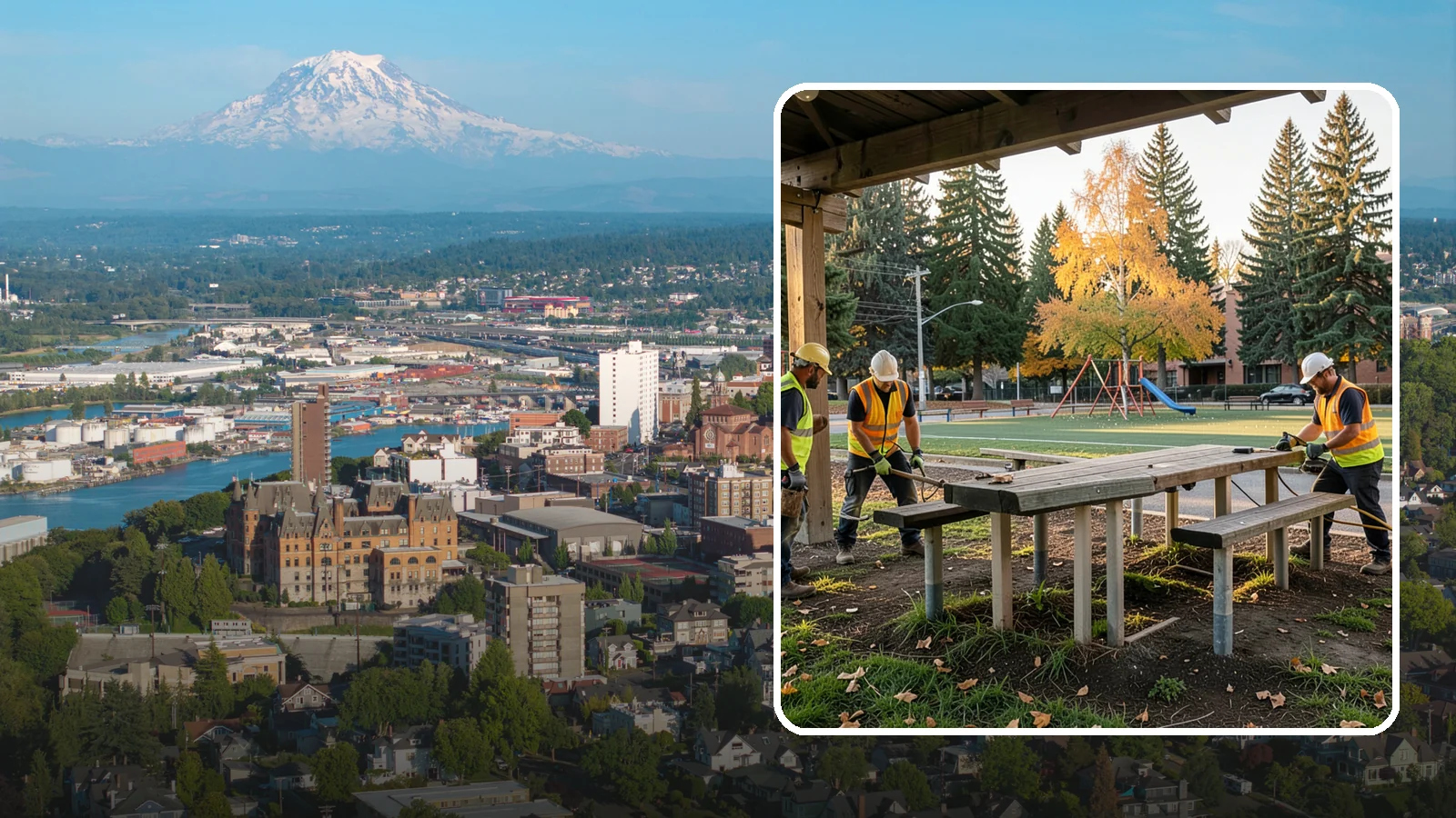 Picnic Table Installation in Tacoma, Pierce County, WA - We install ADA-compliant picnic tables in parks, shelters, and day-use areas with secure anchoring.