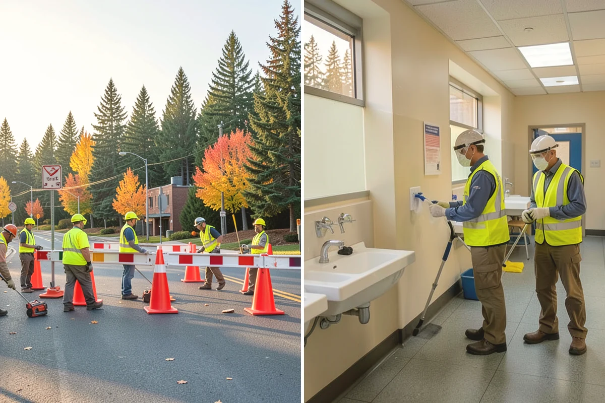 Picnic Table Installation in Tukwila, King County, WA - Confirm table models, quantities, and ADA seating ratio
