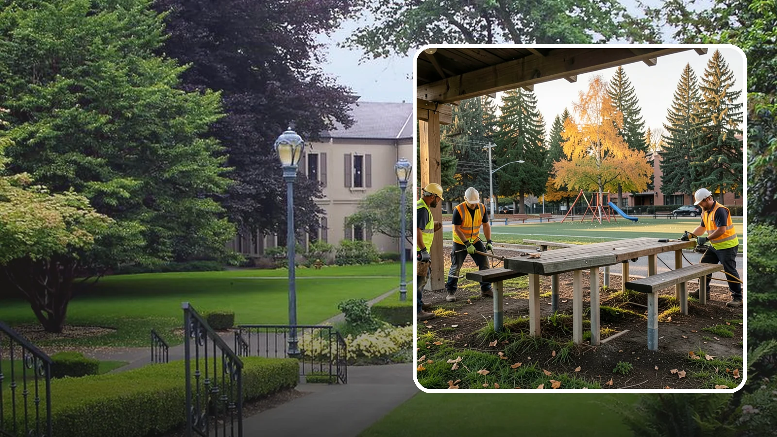 Picnic Table Installation in Woodinville, King County, WA - We install ADA-compliant picnic tables in parks, shelters, and day-use areas with secure anchoring.