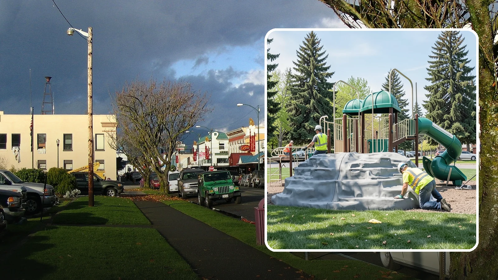 Playground Equipment Installation in Arlington, Snohomish County, WA - Installation of playground structures to CPSC and ASTM safety standards with certified inspection at turnover.