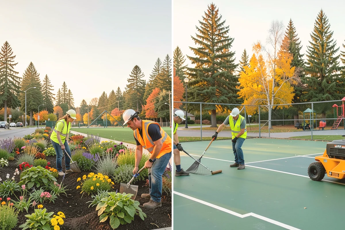 Playground Equipment Installation in Brier, Snohomish County, WA - Review manufacturer plans and confirm layout, use zones, and footings