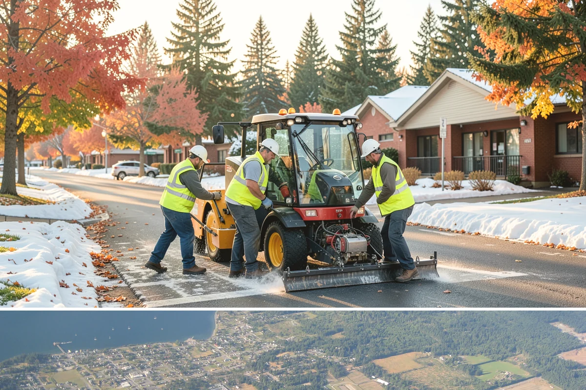 Playground Equipment Installation in Coupeville, Island County, WA - Equipment installation is best scheduled in the drier months when footing excavation and concrete work proceed reliably.