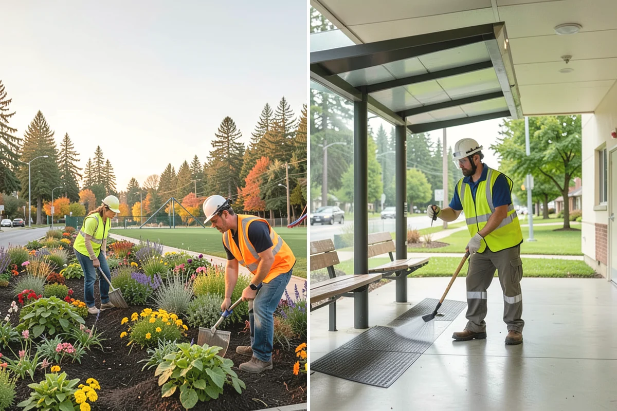 Playground Equipment Installation in Covington, King County, WA - Review manufacturer plans and confirm layout, use zones, and footings