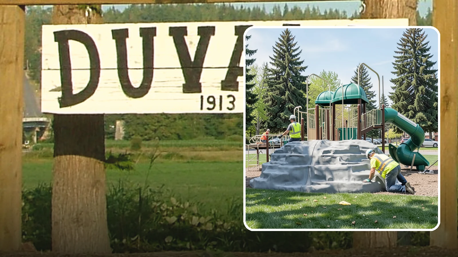 Playground Equipment Installation in Duvall, King County, WA - Installation of playground structures to CPSC and ASTM safety standards with certified inspection at turnover.