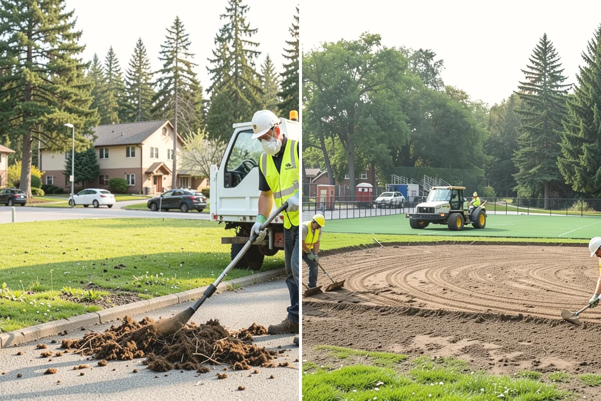 Playground Equipment Installation in Duvall, King County, WA - Review manufacturer plans and confirm layout, use zones, and footings