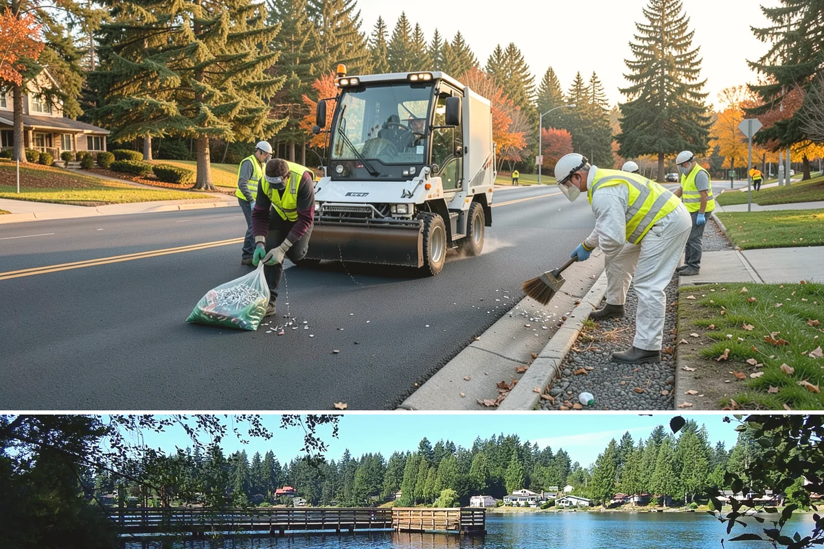 Playground Equipment Installation in Federal Way, King County, WA - Equipment installation is best scheduled in the drier months when footing excavation and concrete work proceed reliably.