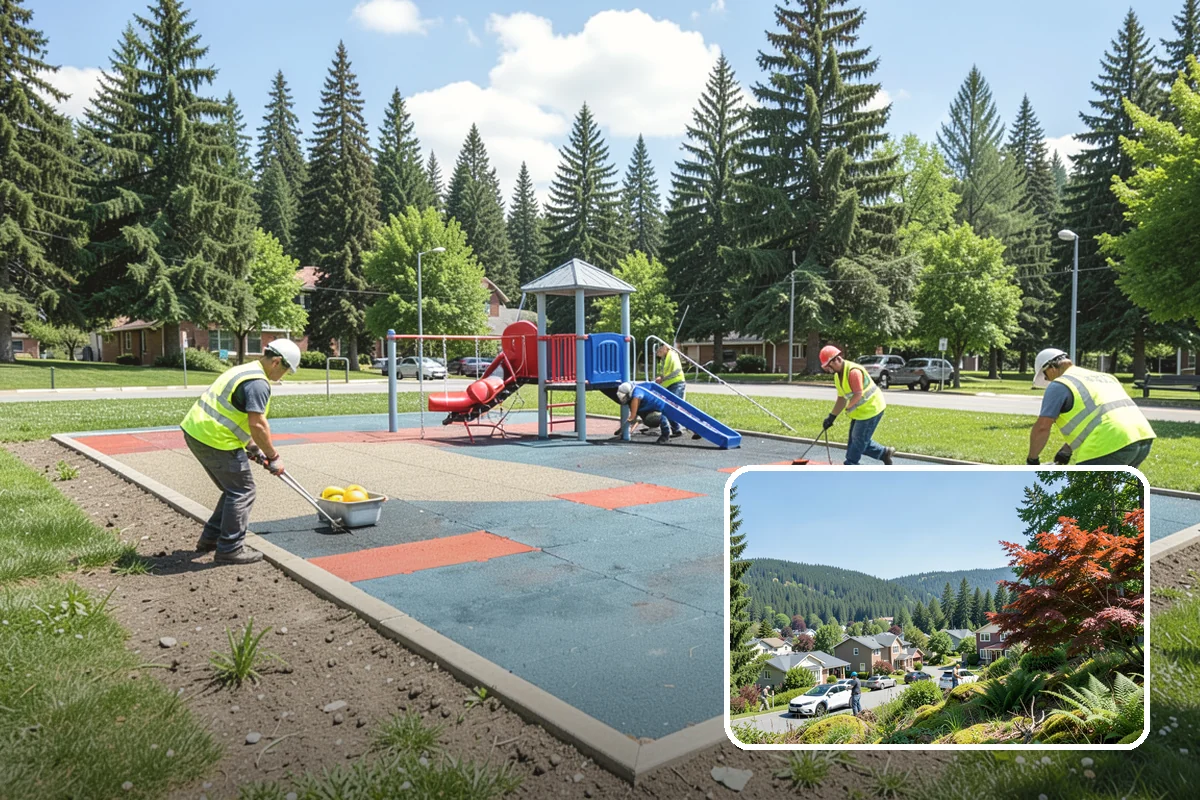 Playground Equipment Installation in Index, Snohomish County, WA - Delivers installation to CPSC and ASTM F1487 safety standards