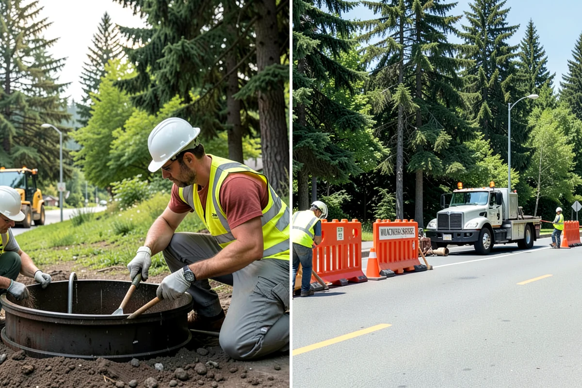Playground Equipment Installation in Lake Forest Park, King County, WA - Review manufacturer plans and confirm layout, use zones, and footings