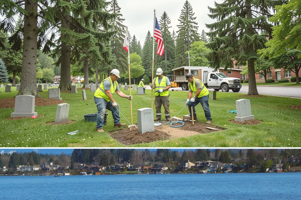 Playground Equipment Installation in Lake Stevens, Snohomish County, WA - Equipment installation is best scheduled in the drier months when footing excavation and concrete work proceed reliably.