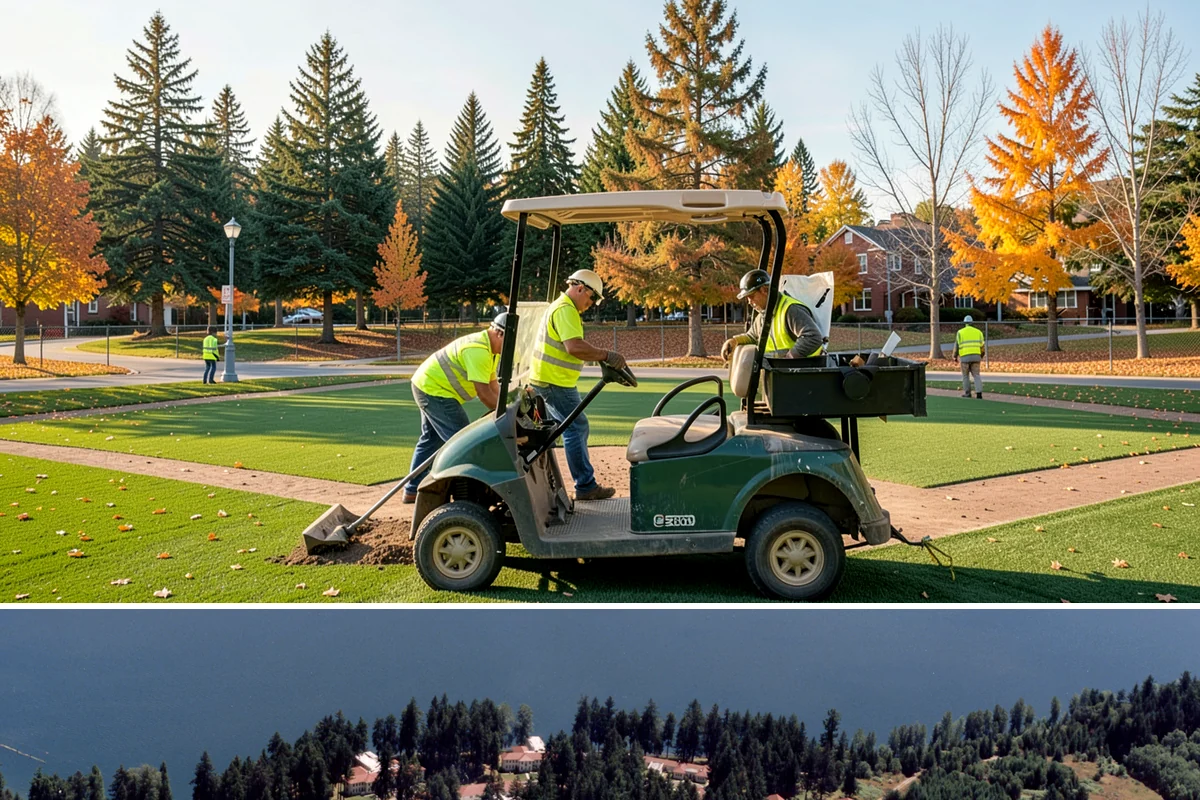Playground Equipment Installation in Lakewood, Pierce County, WA - Equipment installation is best scheduled in the drier months when footing excavation and concrete work proceed reliably.