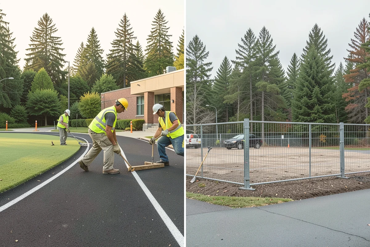 Playground Equipment Installation in Lynnwood, Snohomish County, WA - Review manufacturer plans and confirm layout, use zones, and footings