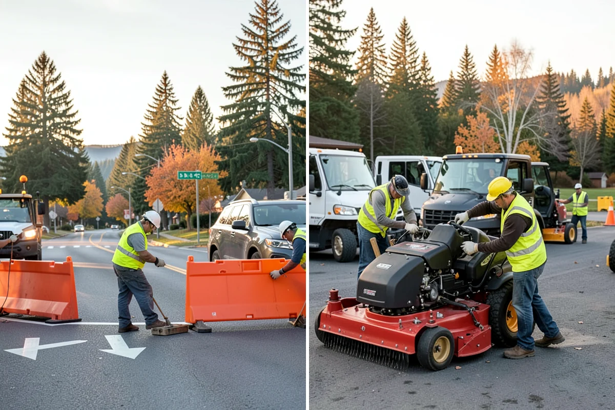 Playground Equipment Installation in Maple Valley, King County, WA - Review manufacturer plans and confirm layout, use zones, and footings