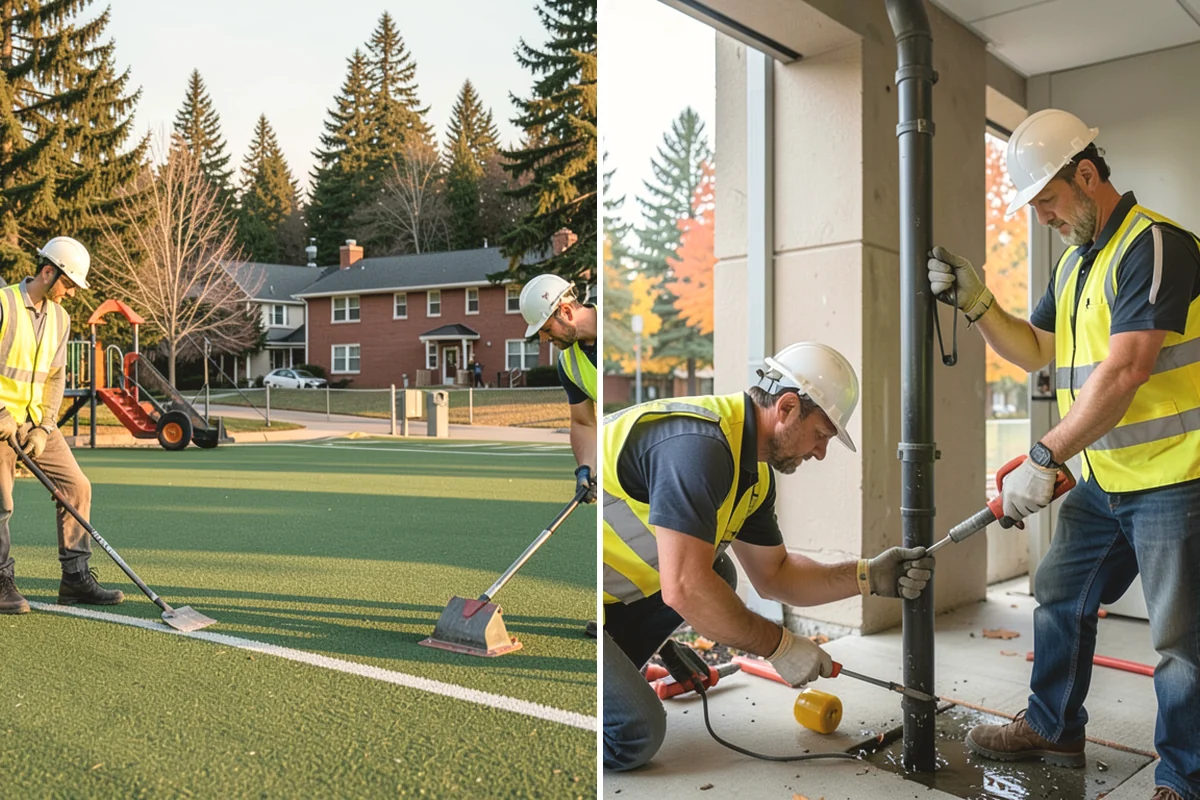 Playground Equipment Installation in Oak Harbor, Island County, WA - Review manufacturer plans and confirm layout, use zones, and footings