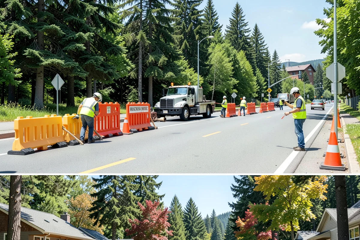 Playground Equipment Installation in Orting, Pierce County, WA - Equipment installation is best scheduled in the drier months when footing excavation and concrete work proceed reliably.