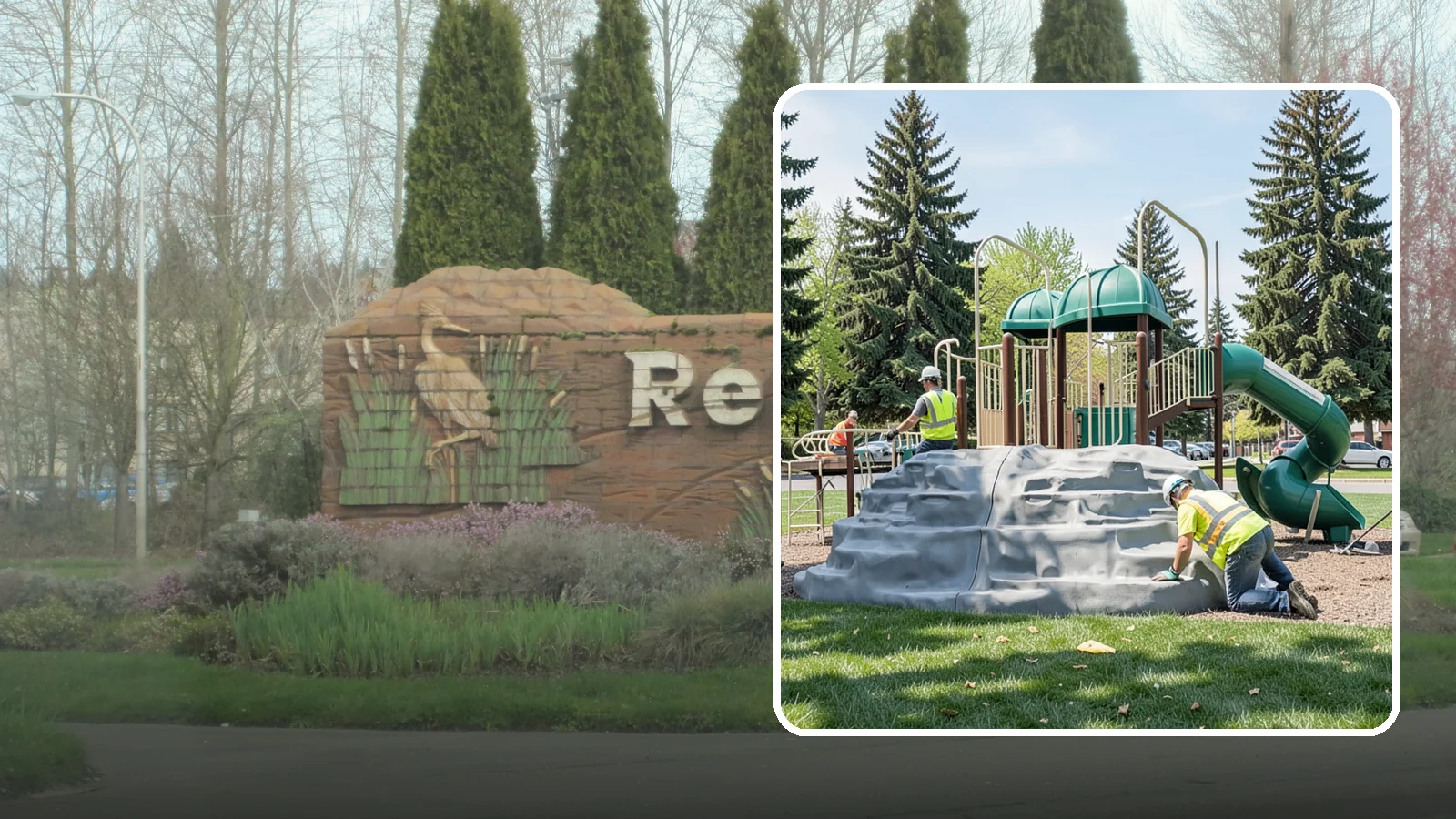 Playground Equipment Installation in Renton, King County, WA - Installation of playground structures to CPSC and ASTM safety standards with certified inspection at turnover.