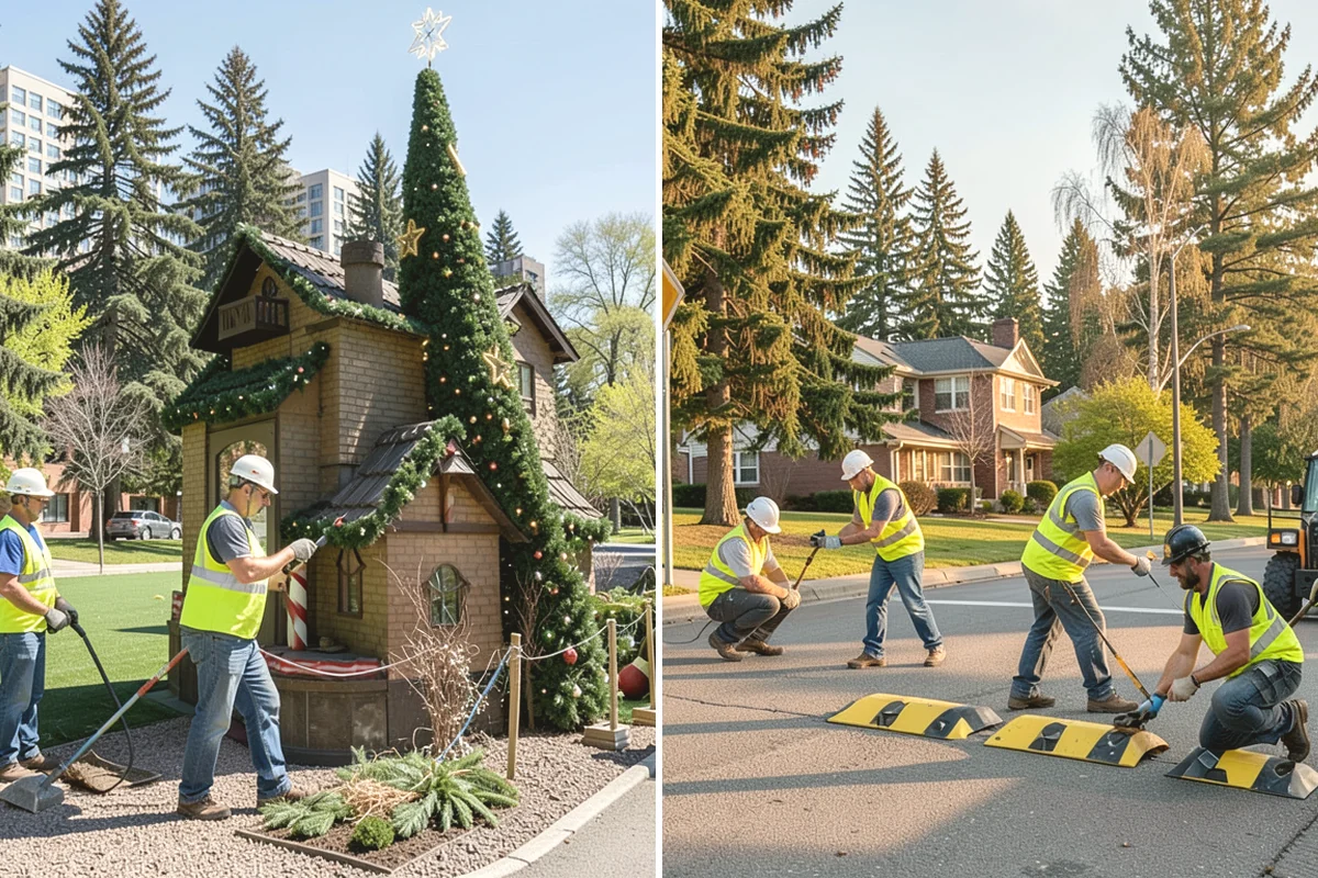 Playground Equipment Installation in Ruston, Pierce County, WA - Review manufacturer plans and confirm layout, use zones, and footings
